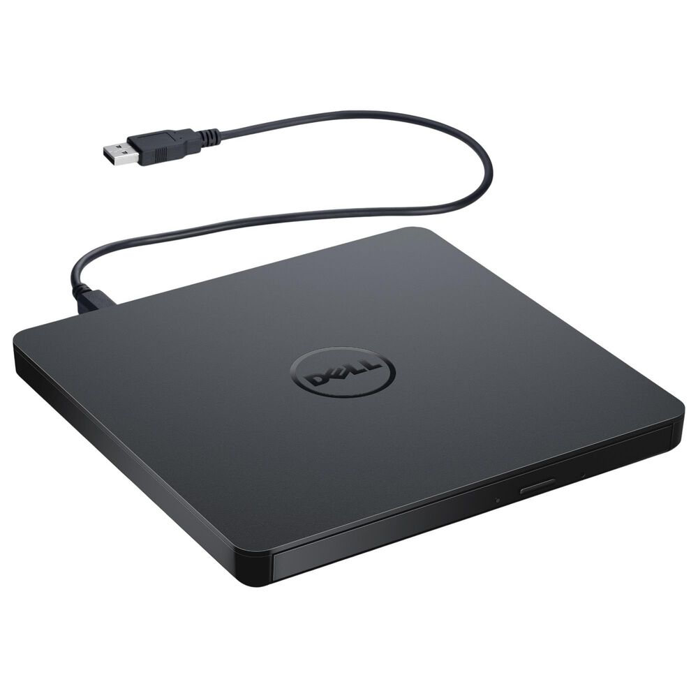 Dell Technologies External USB Slim DVD Optical Drive in Black, , large