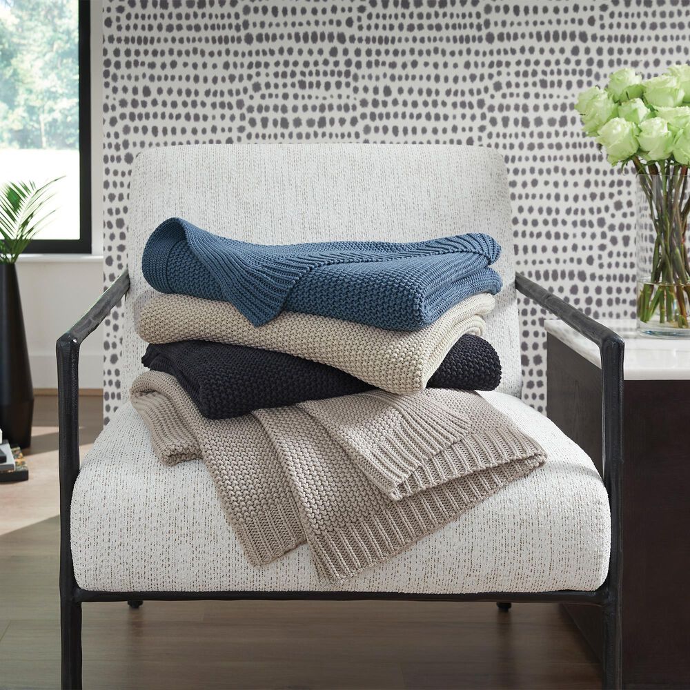 Ashley Gayelery 50&quot; x 60&quot; Throw in Black, , large