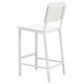 Zuo Modern Kayu Patio Barstool in White, , large