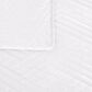 Duke Imports Virah Bella Micromink 3-Piece King Quilt Set in Diamond White Weave, , large