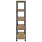 Pacific Landing Analiese 4-Shelf Bookshelf in Mango and Black, , large