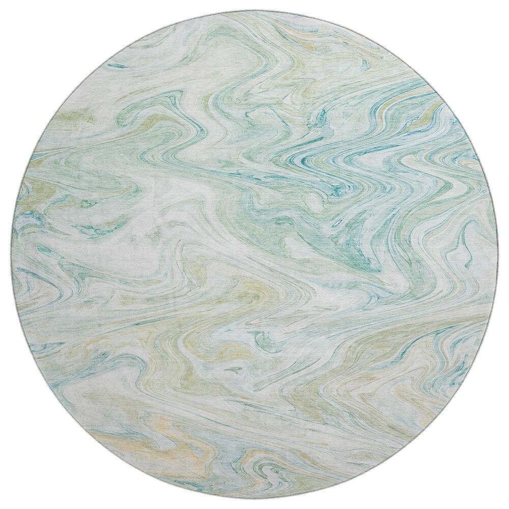 Dalyn Rug Company Ravenna RN8 8" Round Sky Area Rug, , large