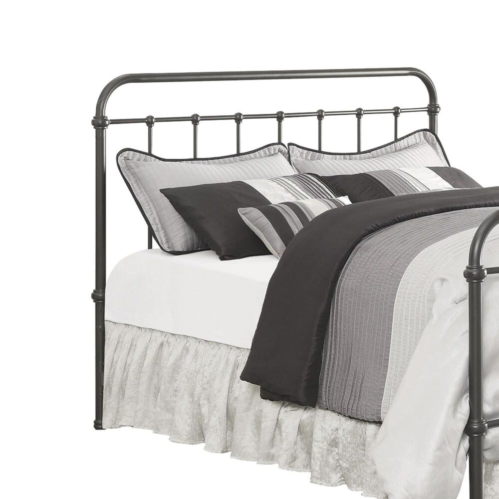 Pacific Landing Livingston Metal King Bed in Dark Bronze, , large