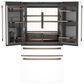 Cafe 4pc Kitchen Package with Refrigerator, Slide in Range, OTR Microwave, and Dishwasher in White, , large