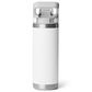 YETI Rambler 18 Oz Water Bottle with Flip Chug Cap in White, , large