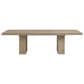 Hawthorne Furniture Nash Double Pedestal Dining Table 82"-106" in White Sand, , large