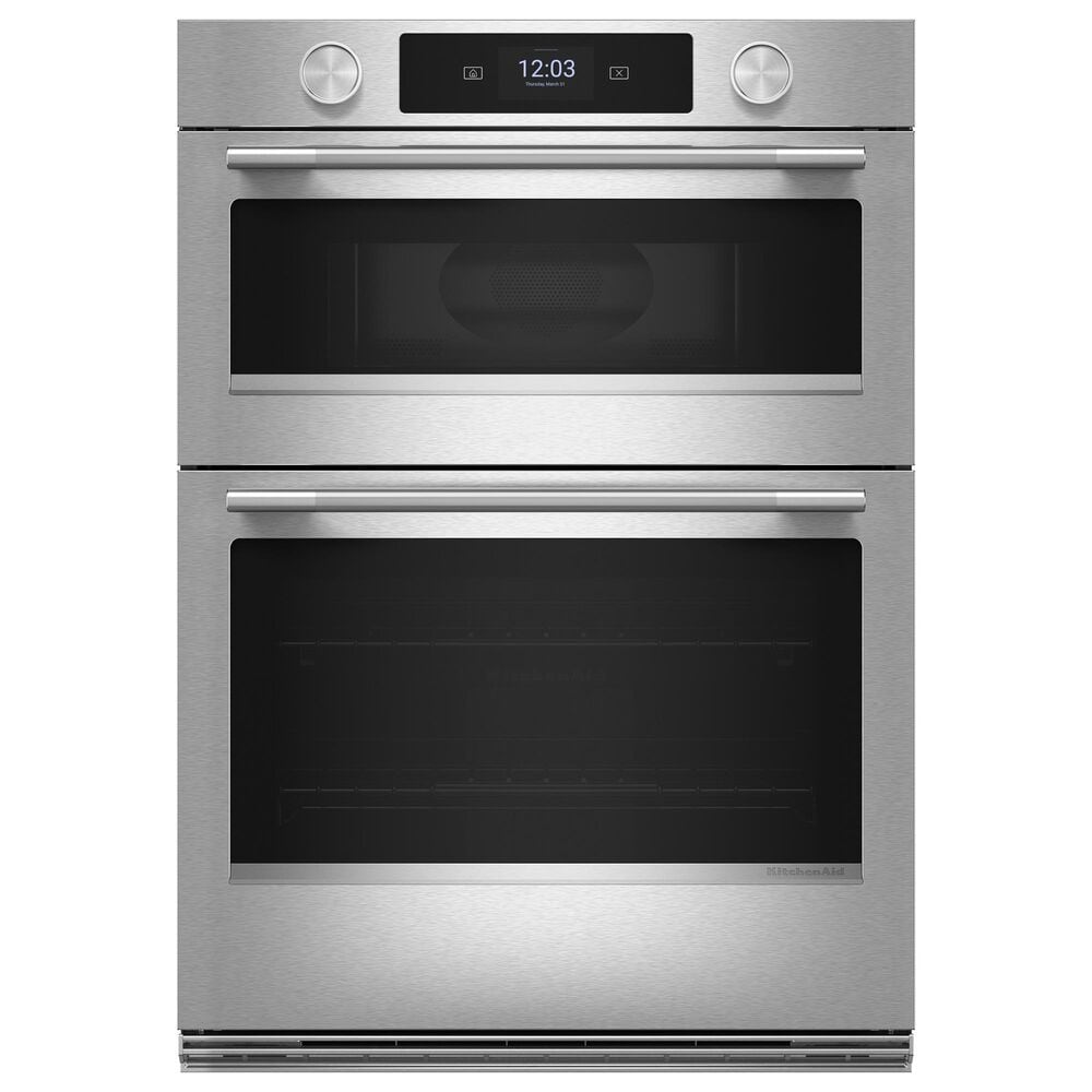 KitchenAid 30" Smart Combination Microwave Wall Oven with Air Fry Mode in PrintShield Stainless, , large