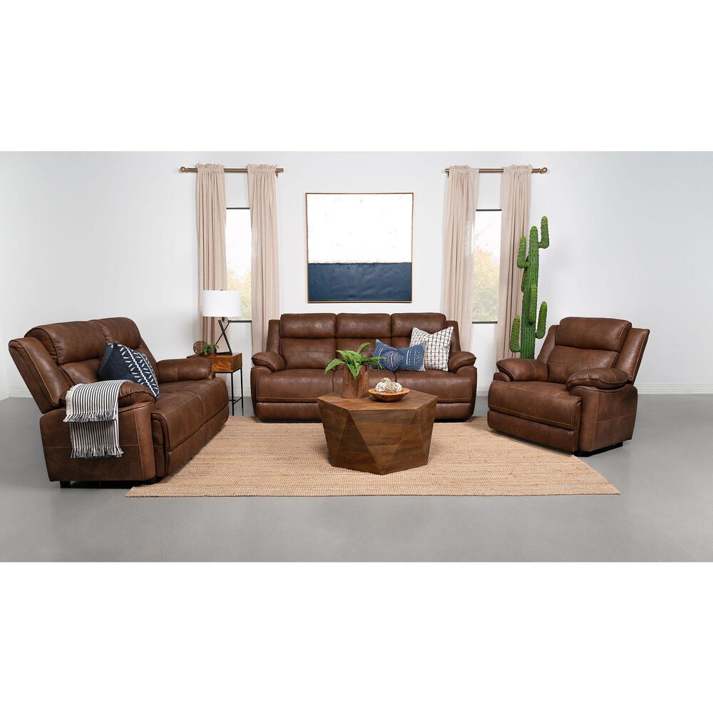 Coaster Ellington Accent Arm Chair in Dark Brown, , large