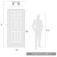 Golden Lighting Hines 2-Light Semi-Flush in Matte Black, , large
