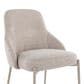Lumisource York Side Chair with Oatmeal Upholstered in Latte (Set of 2), , large