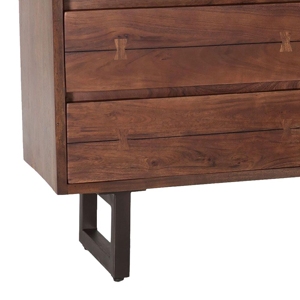 Home Trends &amp; Design Aspen 3-Piece Queen Bedroom Set in Walnut Brown and Antique Zinc, , large