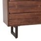 Home Trends & Design Aspen 3-Piece Queen Bedroom Set in Walnut Brown and Antique Zinc, , large