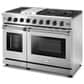 Thor Kitchen 48" Freestanding Professional Liquid Propane Range with Storage Drawer in Stainless Steel, , large