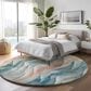 Dalyn Rug Company Pacifica PA3 8" Round Teal Area Rug, , large