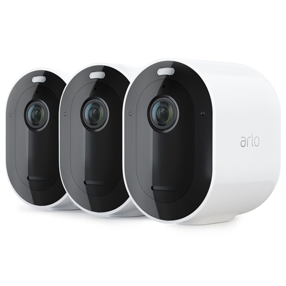 Arlo Pro 3 2K QHD Wire-Free Security 3 Camera kit in White, , large
