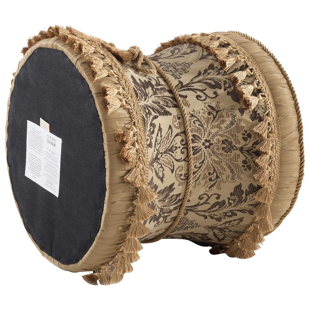 Jennifer Taylor Home Leona Decorative Ottoman Brown, , large