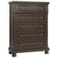 Mayberry Hill Kingston 5-Piece Queen Bedroom Set in Rich Walnut, , large