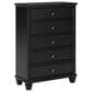 Ashley Lanolee 5-Drawer Chest in Black, , large