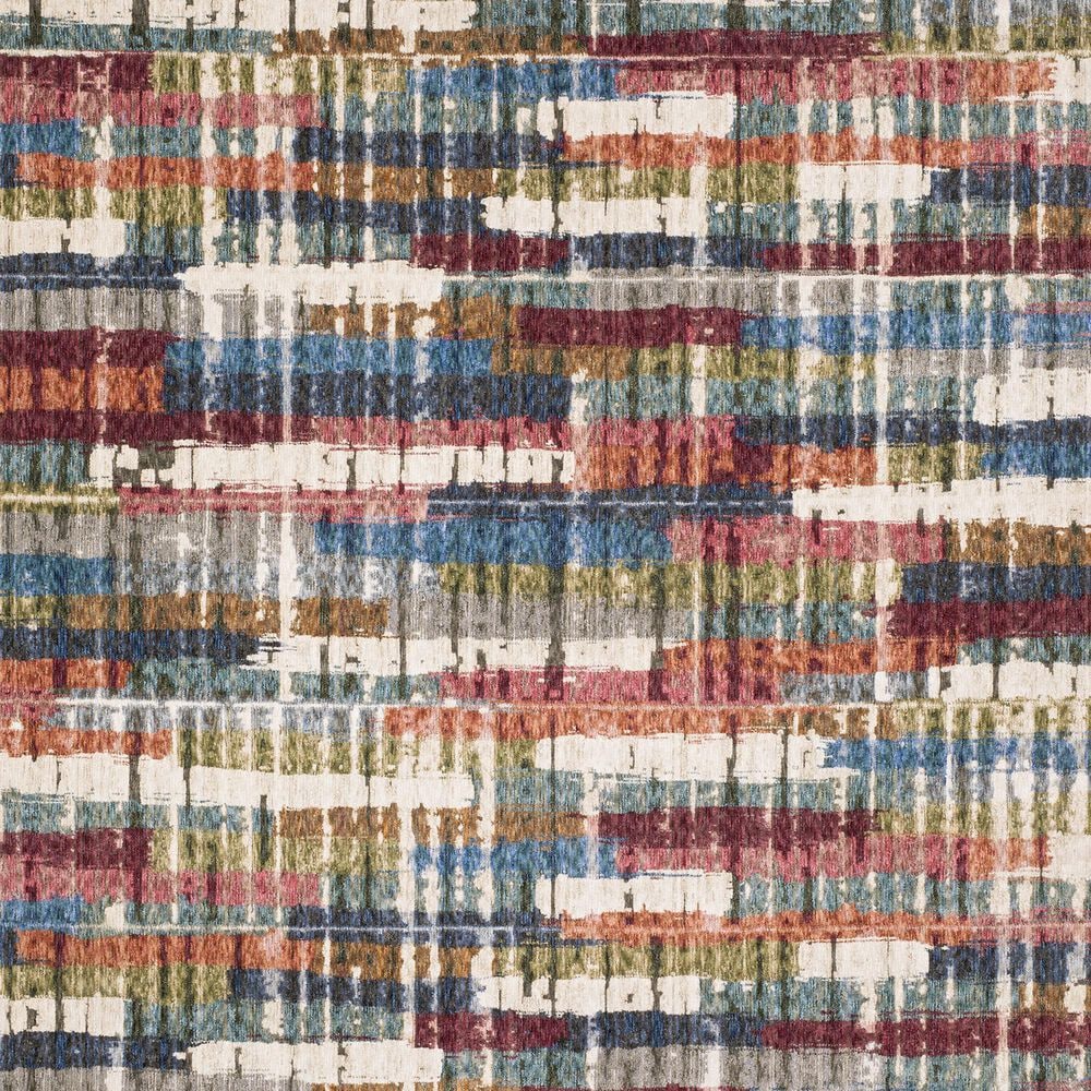 Oriental Weavers Tisdell TIS12 Multicolor 3&#39;9&quot; x 5&#39;2&quot; Area Rug, , large