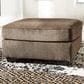 Ashley Graftin Oversized Accent Ottoman in Teak, , large