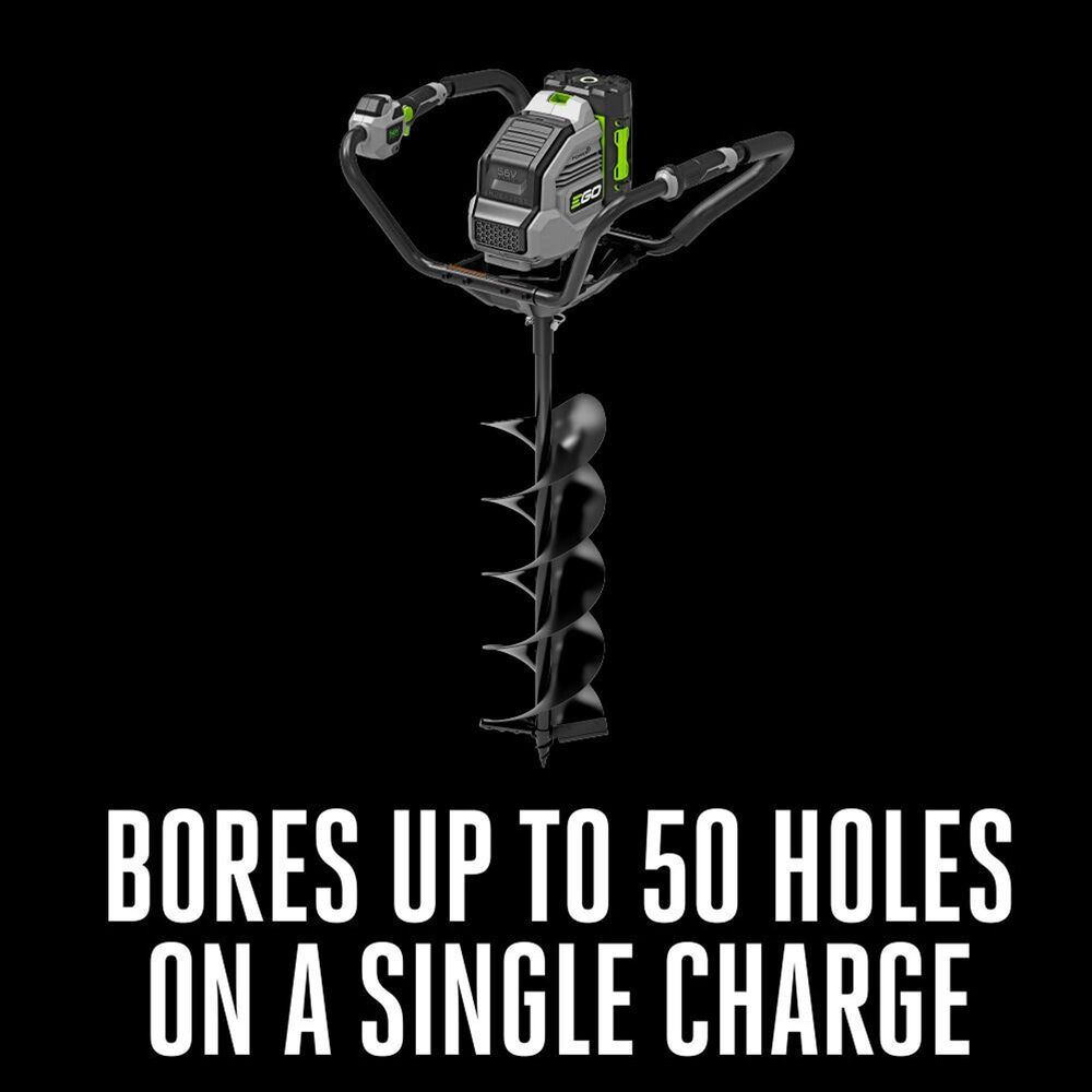 EGO Power+ Earth Auger with 4.0Ah Battery and 320W Charger in Black, , large