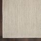 Nourison Courtyard Ivory and Silver 5" Square Indoor/Outdoor Area Rug, , large