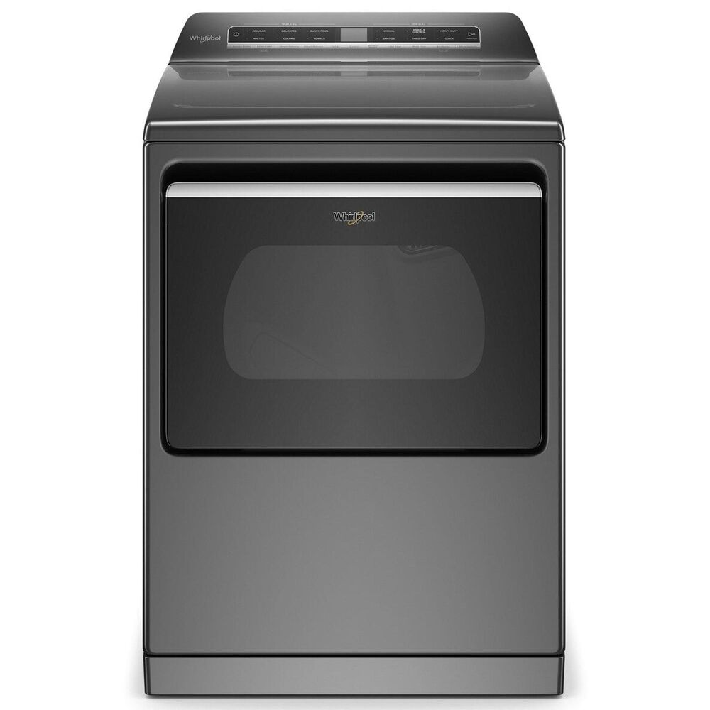 Whirlpool 7.4 Cu. Ft. Top Load Gas Dryer with Advanced Moisture Sensing in Chrome Shadow, , large