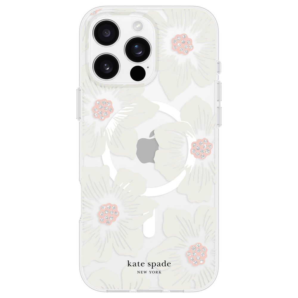 Kate Spade Protective Magsafe Case for Apple iPhone 16 Pro Max in Hollyhock Floral, , large