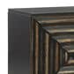 Ashley Fair Ridge Accent Cabinet in Distressed Black and Black, , large
