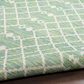 Nourison Positano Southwestern Blue and Green 4" x 6" Indoor/Outdoor Area Rug, , large