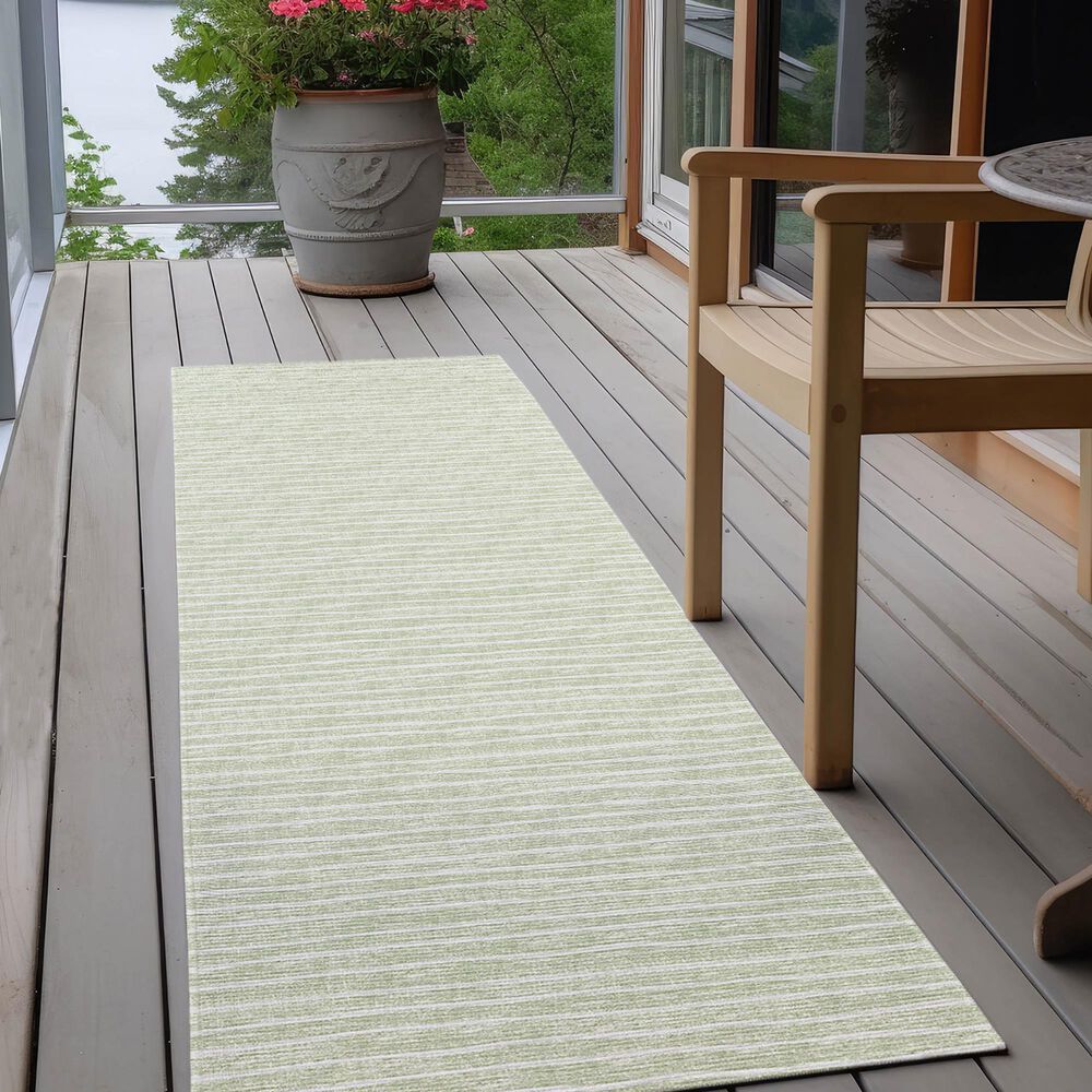 Dalyn Rug Company Laidley 2&#39;3&quot; x 12&#39; Mist Indoor/Outdoor Runner, , large