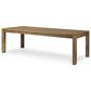 Four Hands Noeline Double Extension Dining Table in Resawn Worn Oak - Table Only, , large