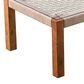 Southern Enterprises Brendina 4-Piece Conversation Set in Oiled Acacia and Natural, , large