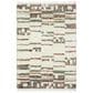 Oriental Weavers Axis Abstract 7"10" x 10"10" Ivory Area Rug, , large
