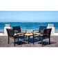 Three Birds Casual Tribeca Lounge Arm Chair in Black, , large
