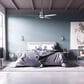 Hunter Zayden 52" Ceiling Fan with LED Light in Matte Silver, , large