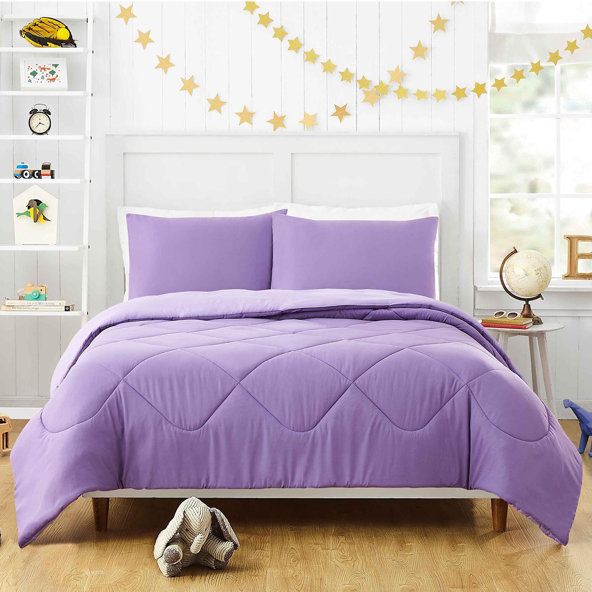 Purple comforter hotsell set queen