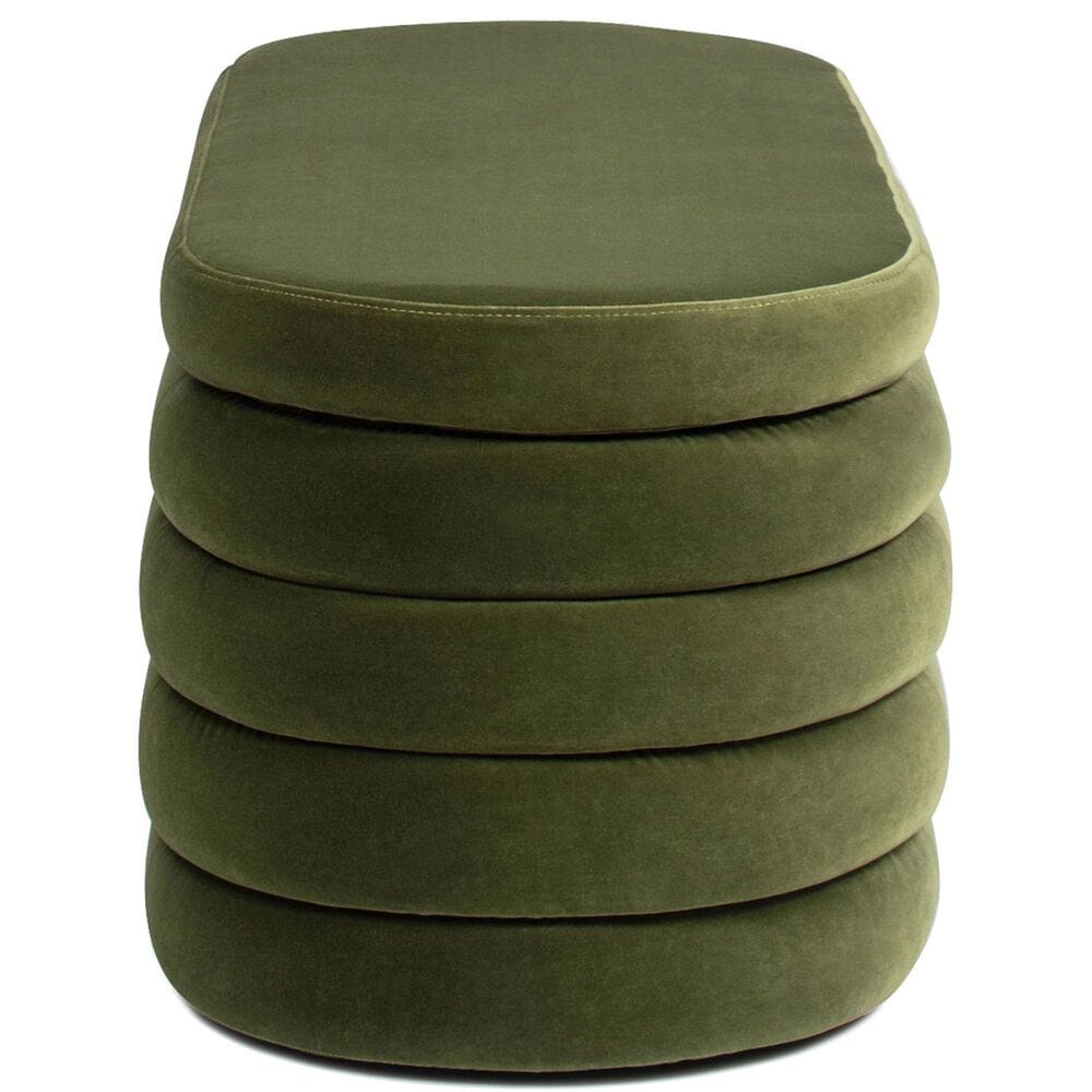 Jennifer Taylor Home Fuji Storage Bench in Olive Green, , large