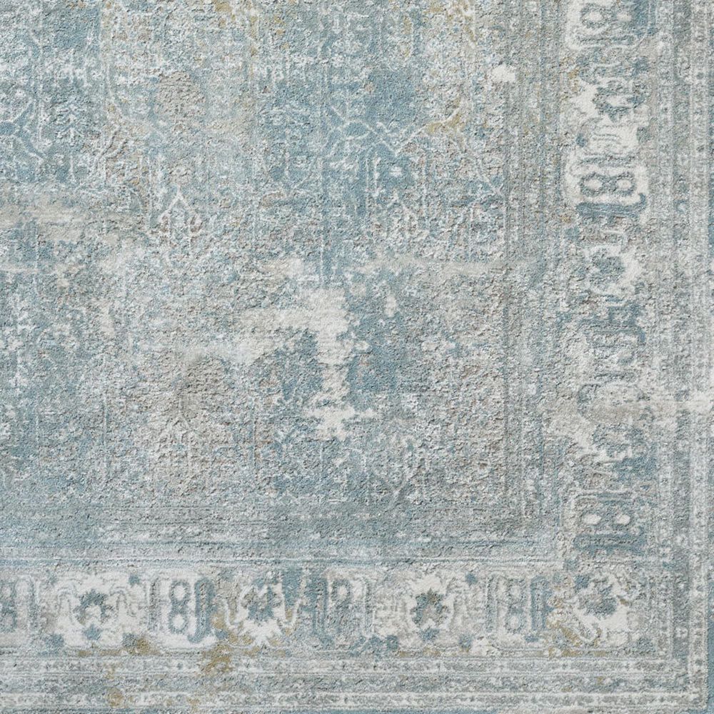 Surya Brunswick Cream, Light Gray, Charcoal, Light Brown and Mustard 2'7" x 10' Runner, , large