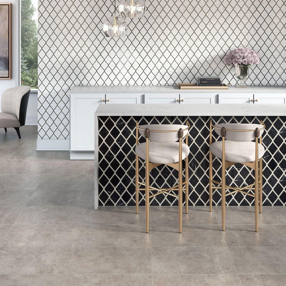 Dal-Tile Rhetoric Eloquent Gray 8&quot; x 24&quot; Ceramic Tile, , large