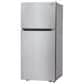 LG 20 Cu. Ft. Top Freezer Refrigerator Reversible Door in Stainless Steel, , large