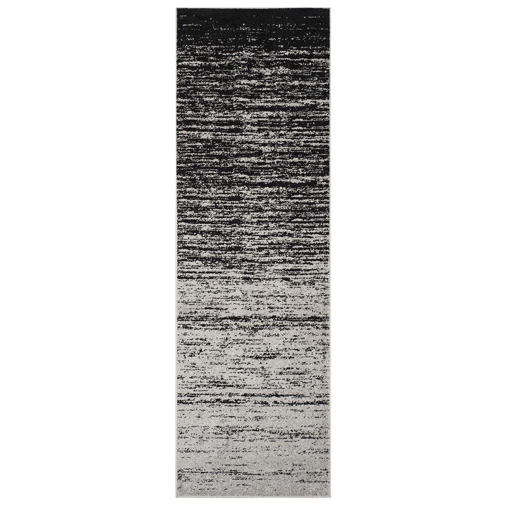 Safavieh Adirondack ADR113A-28 2&#39;6&quot; x 8&#39; Silver/Black Runner, , large