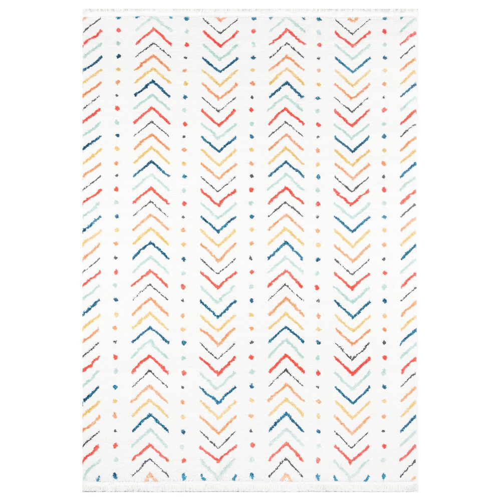 Novogratz Ferris FRR-3 3"3" x 5" Multicolor Area Rug, , large