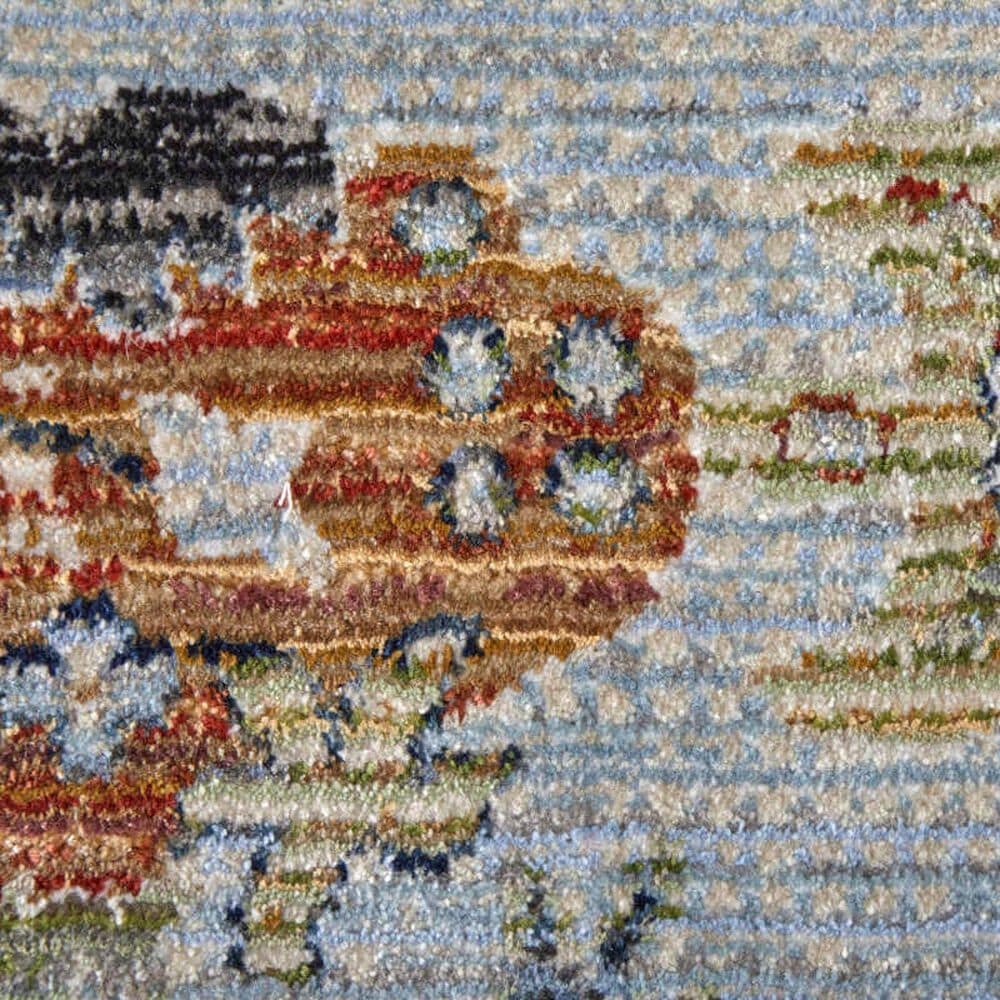 Feizy Melrose 2&#39; x 3&#39; Blue and Multicolor Area Rug, , large