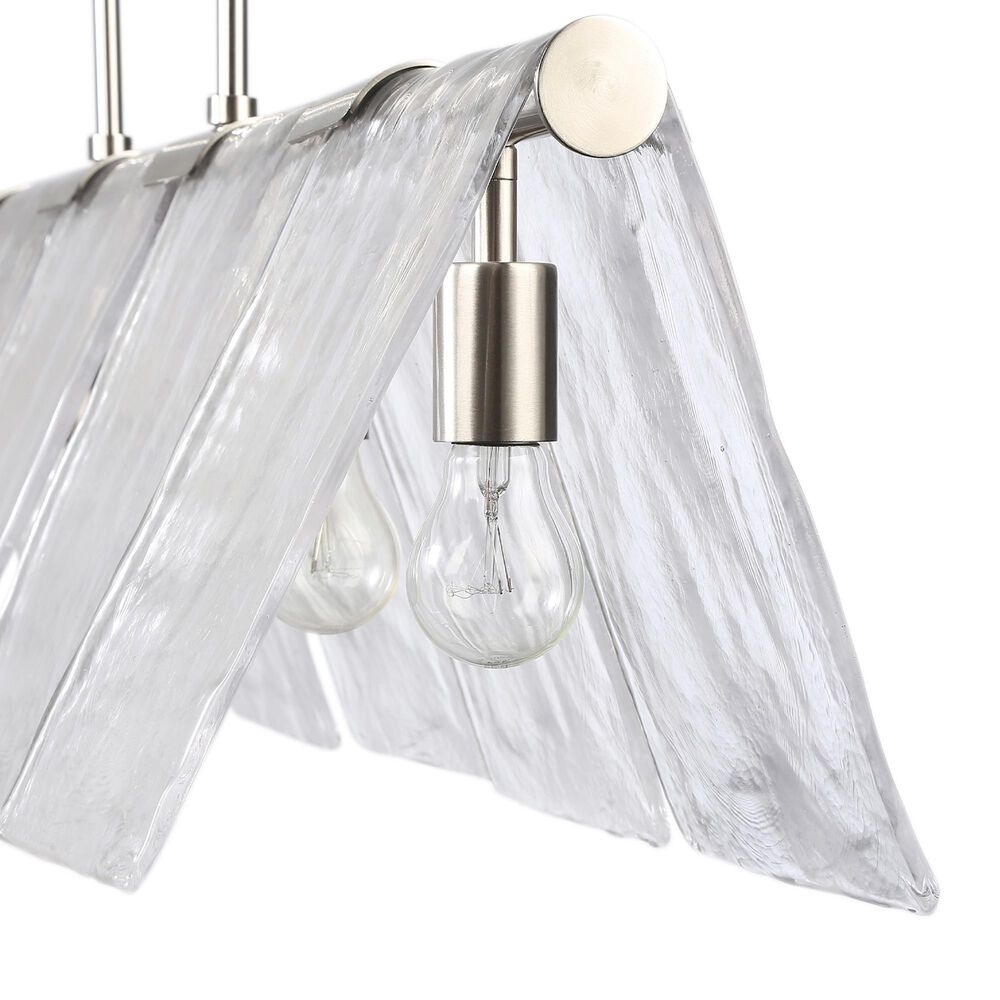 Golden Lighting Serenity 5-Light Linear Pendant in Pewter, , large