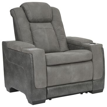 Ashley Next-Gen DuraPella Power Recliner in Slate, , large