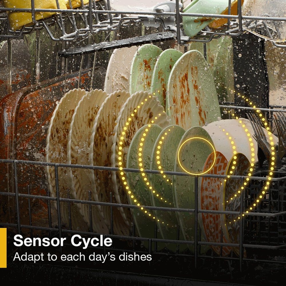 Whirlpool 24" Built-In Dishwasher with Spin and Load Rack and AI Intelligent Wash in Stainless Steel, , large