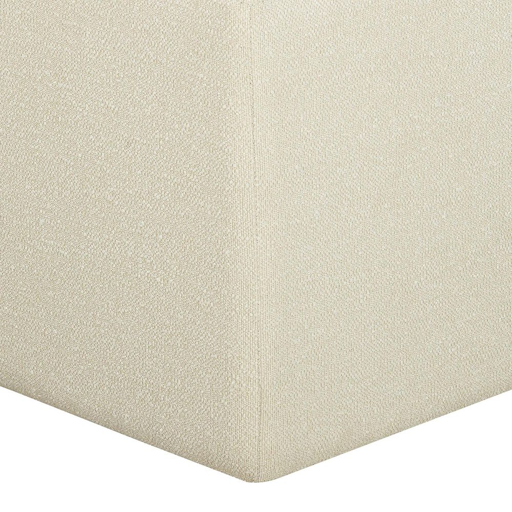 Lifestyle Solutions Grady Square Ottoman in Snow, , large