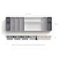 Joseph Joseph Blox 10-piece Modular Drawer Organizer Set in Grey and Stone, , large