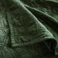 Hampton Park Harper 3-Piece Full/Queen Velvet Quilt Set in Taupe, , large